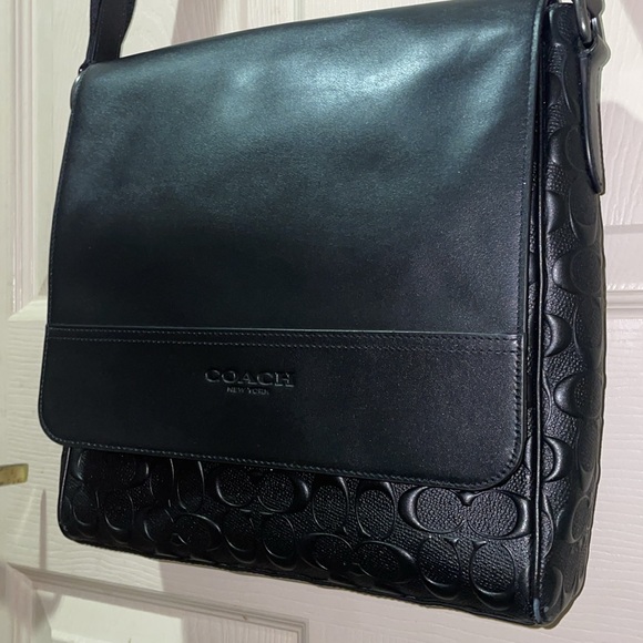 Coach Outlet: Houston Map Bag In Signature Leather - Picture 4 of 12